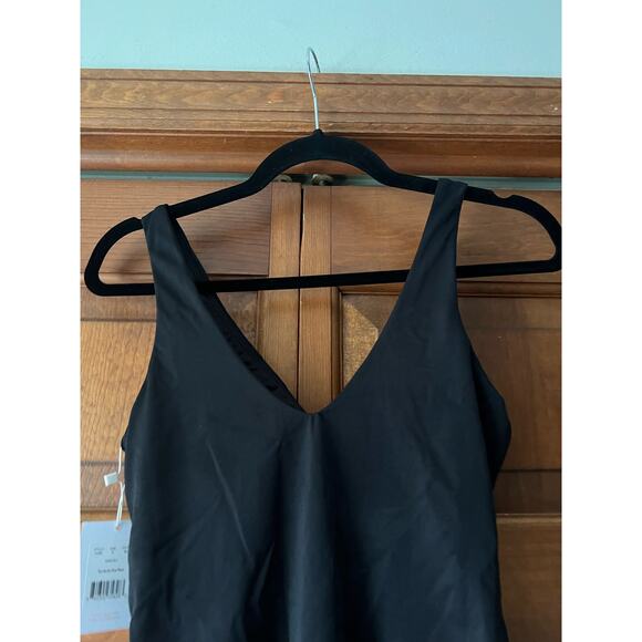 NWT Andie Women's The Bonita One Piece Smooth Eco-Nylon Swimsuit Black Size S - Picture 8 of 15